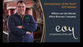 Keynotes of EOY Winner Willem van der Merwe of Africa Biomass Company