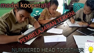 kooperatif tipe NHT SMP Negeri 1 Petasia