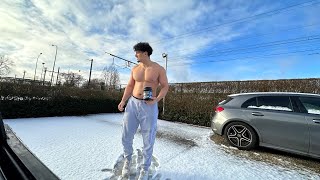 KOUD MAKEN IN DE GYM 🥶 || CUT DAG 17