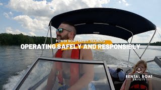 Power Boats - Operating Safely & Responsibly