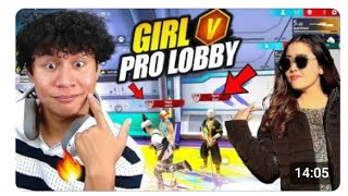 Toned  gaming free fire game play ⏯️▶️ girl pro loddy