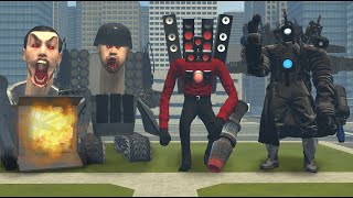 NEW SKIBIDI TOILETS VS SPEAKERMAN TITAN AND CAMERAMAN TITAN IN GARRY'S MOD!