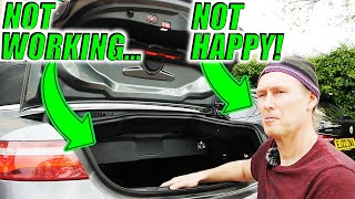 Boot / Trunk Divider Repair | The Mercedes Convertible IS BROKEN AGAIN...