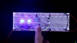 NAND gate using transistors