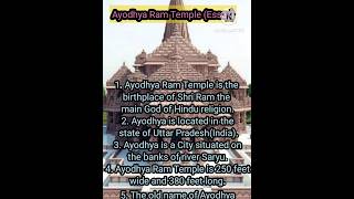 Essay on Ayodhya Ram Mandir#10 lines on Ayodhya Ram Mandir in English#Yt#trending#viral