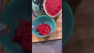 Fastest and easiest way to cut a watermelon.