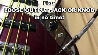 Fix a Loose Output Jack or Volume Knob in Minutes