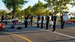 Battalion Drumline 2018 Show Beats in the Lot