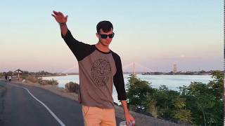 Vlog 28- Longboarding  Into the sunset on Columbia Park Trail, in Pasco,Wa.