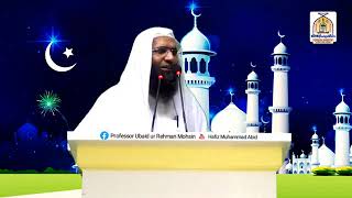 Professor Ubaid ur Rahman Mohsin  حضرت عثمان رضی اللہ عنہ کو ذوالنورین کیوں کہتے ہیں؟