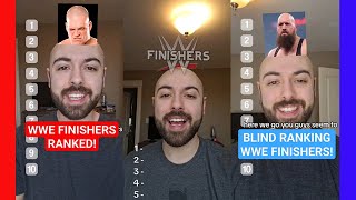 BLIND RANKING WWE FINISHERS COMPILATION! (1-4)