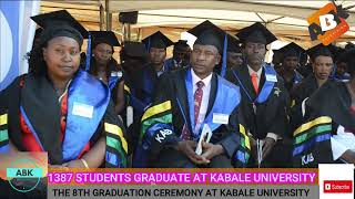 1,387 Students graduate at Kabale University's 8th Graduation Ceremony.