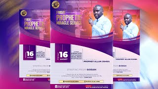 WELCOME TO OUR PROPHETIC MIRACLE SERVICE 16/08/2024