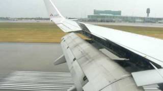 American Airlines 737-800 Incredibly Smooth Landing at YVR (Vancouver)