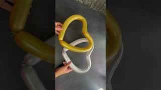 easy balloon heart#balloon #ballooncreations #diyballoon #diy