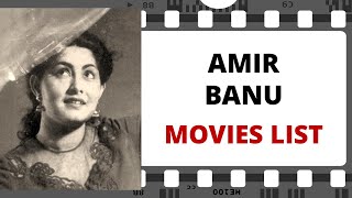 AMIR BANU Movies List | अमीर बनू मूवीज लिस्ट