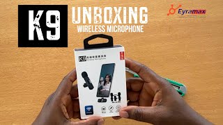 UNBOXING K9 Wireless Microphone - Game-Changing Wireless Microphone #wirelessmicrophone #techreview