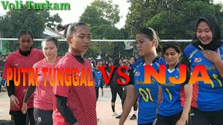 voli tarkam PUTRI TUNGGAL VS NJA || voli putri manis mata