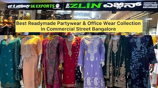 Best Readymade Party-wear & Office wear Collection in Commercial Street Bangalore | Street Shopping