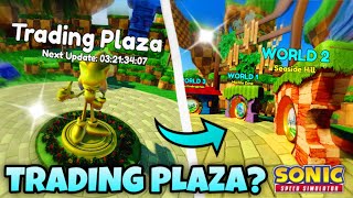 🤝 Trading Plaza in Sonic Speed Simulator?!? - Roblox