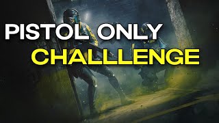 SOLO PISTOL ONLY CHALLENGE // Rainbow Six Extraction