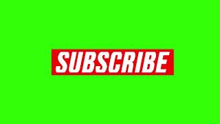 Green Screen Effect Subscribe Button