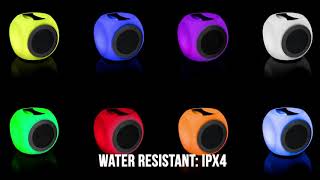 NVX GlowXR3 Portable Bluetooth Glow Speaker - Color Changing LEDs with Remote - Loud Stereo  Reviews