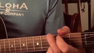 Favorite Mistake Sheryl Crow acoustic tutorial