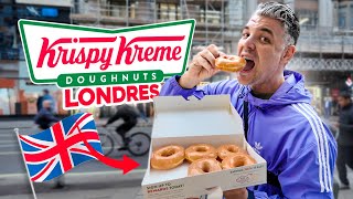 PROBANDO KRISPY KREME en LONDRES *LOS DONUTS MAS ADICTIVOS DE LA TIERRA*