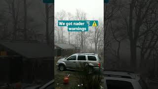 🌪️ ⚠️ Nader warning #tornadowarning  #rollcall #crazyweather #staysafe