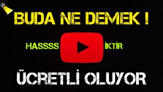 YOUTUBE ÜCRETLİMİ OLUYOR ? YURT DIŞI KANALLARDAN YENİ AÇIKLAMA ! NETFLİX VS YOUTUBE #youtube #trend