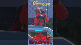 Deadpool #salut et s' #aime à #avengerscampus à #disneylandparis ! #humour #humor #fun