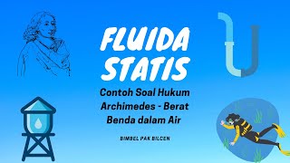 Contoh Soal Hukum Archimedes - Berat Benda dalam Air