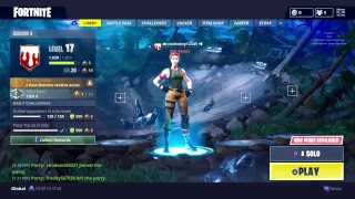 Fortnite Stream, LOST EPIC ACCOUNT PS4