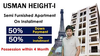 Furnished Apartments For Sale On Easy Installments | Usman Height 1 | Bahria Town Lahore