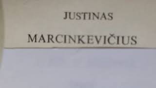 Justinas Marcinkevičius. Su gyvenimu...