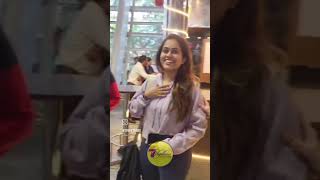 Sayli Kamble spotted at Airport for Musical Concert presented by 7Rhythms #saylikamble #7rhythms