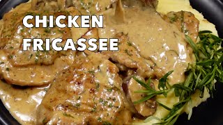 Easy Chicken Fricassee Recipe | Delicious French Chicken Stew | Luxurious Taste Experience