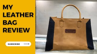 LEATHER BAG REVIEW ❤️