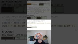 Inner joins vs IN/EXISTS - SQL in 60 seconds #shorts