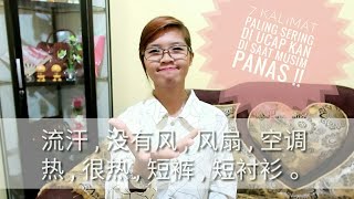 7 Kalimat Paling sering di ucap kan di Taiwan Saat Musim Panas !!