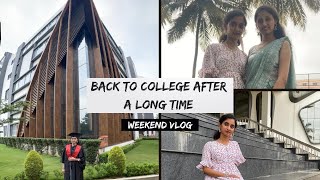 Went back to college after a long time | weekend vlog | OCI