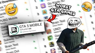 TRYING GTA 5 WORST GAMES ON PLAY STORE  || EZYBOY #games #gta #worstgames