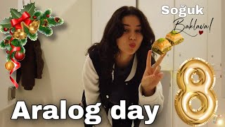 ARALOG 8 | Evde soğuk baklava tarifi | Mutfakta geçen bir gün | aynı zamanda okul günü | daily vlog