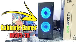 REVIEW GABINETE GAMER HERO H605 GAMEMAX FAN AZUL