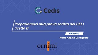 Prova scritta dei Celi livello B (Ornimi - CEDIS)