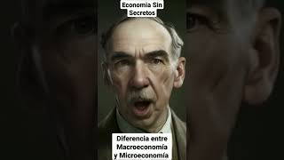 💵 Macro vs Micro: ¡Economía Explicada en 60 Segundos por Keynes! 💰🌍🔥#economia  #finanzas #shorts