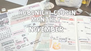 Hobonichi Cousin | November | Plan With Me