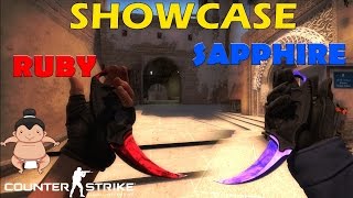 CS:GO - Ruby & Sapphire Showcase + Bonus Insane Redline