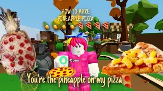 HOW TO MAKE PINEAPPLE PIZZA 🍍🍍🍍🍍🍕🍕🍕🍕